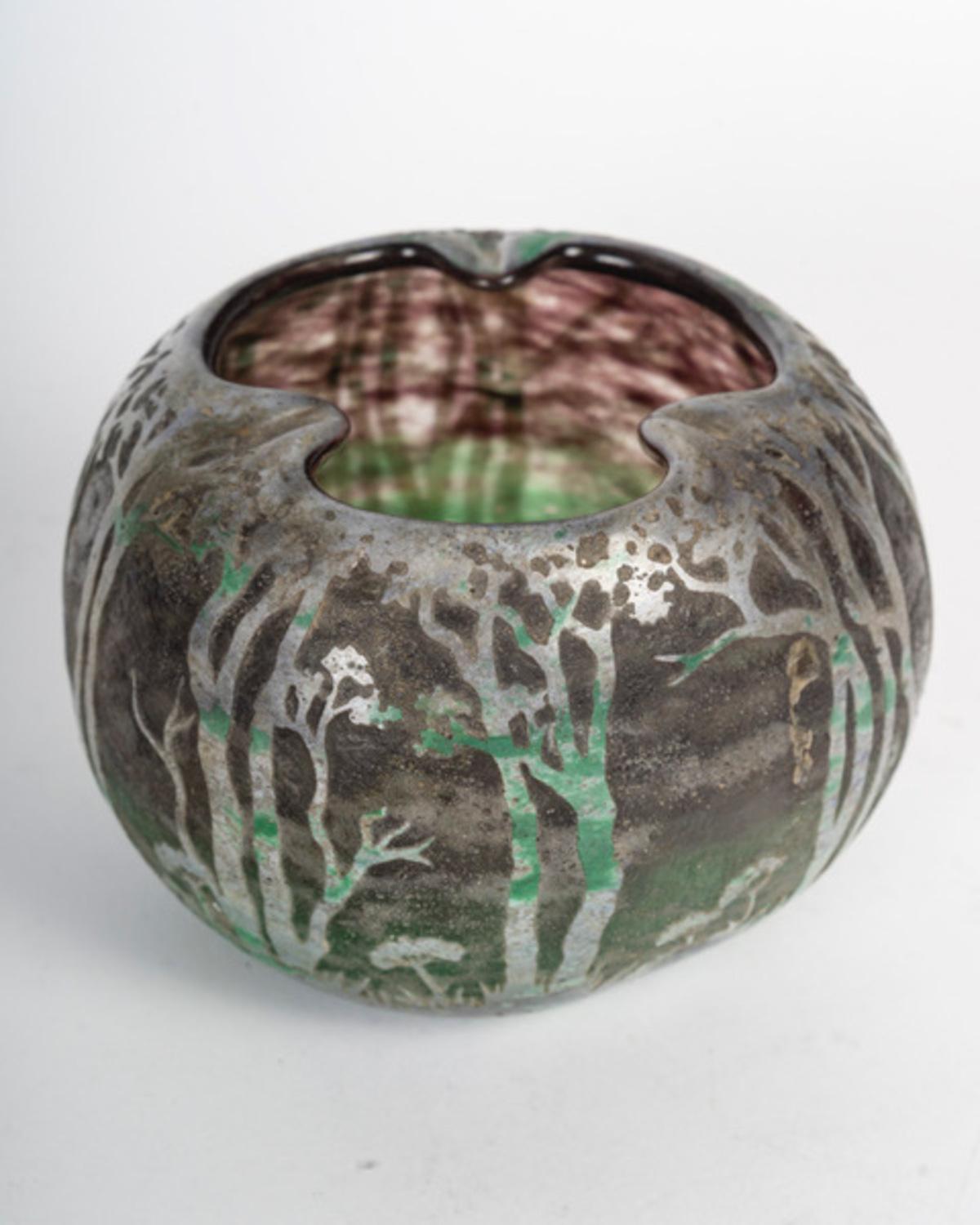 1905 - Daum - NANCY : Vaso Paesaggio In condizioni ottime in vendita a SAINT-OUEN-SUR-SEINE, FR