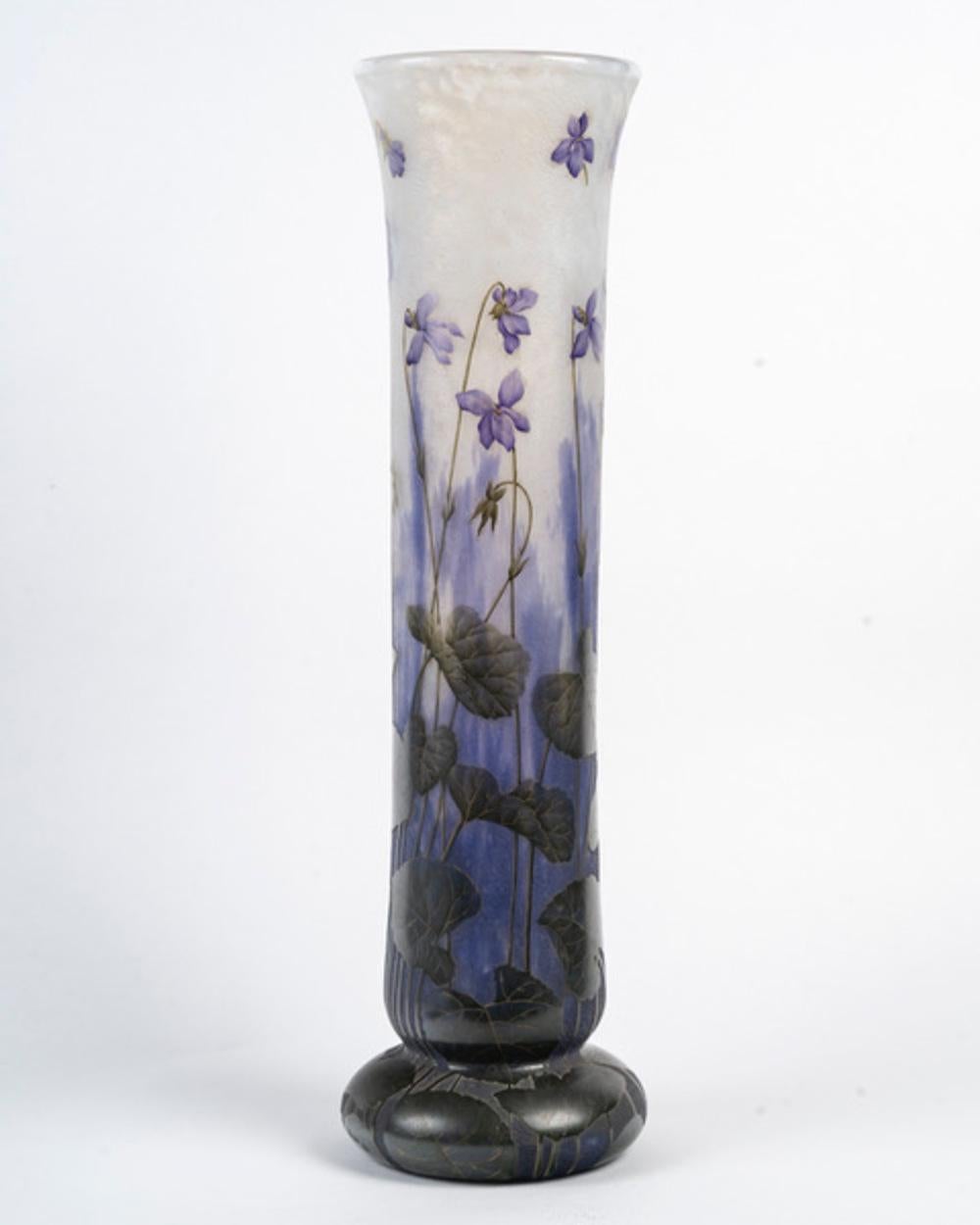 French 1905- Daum Vase 