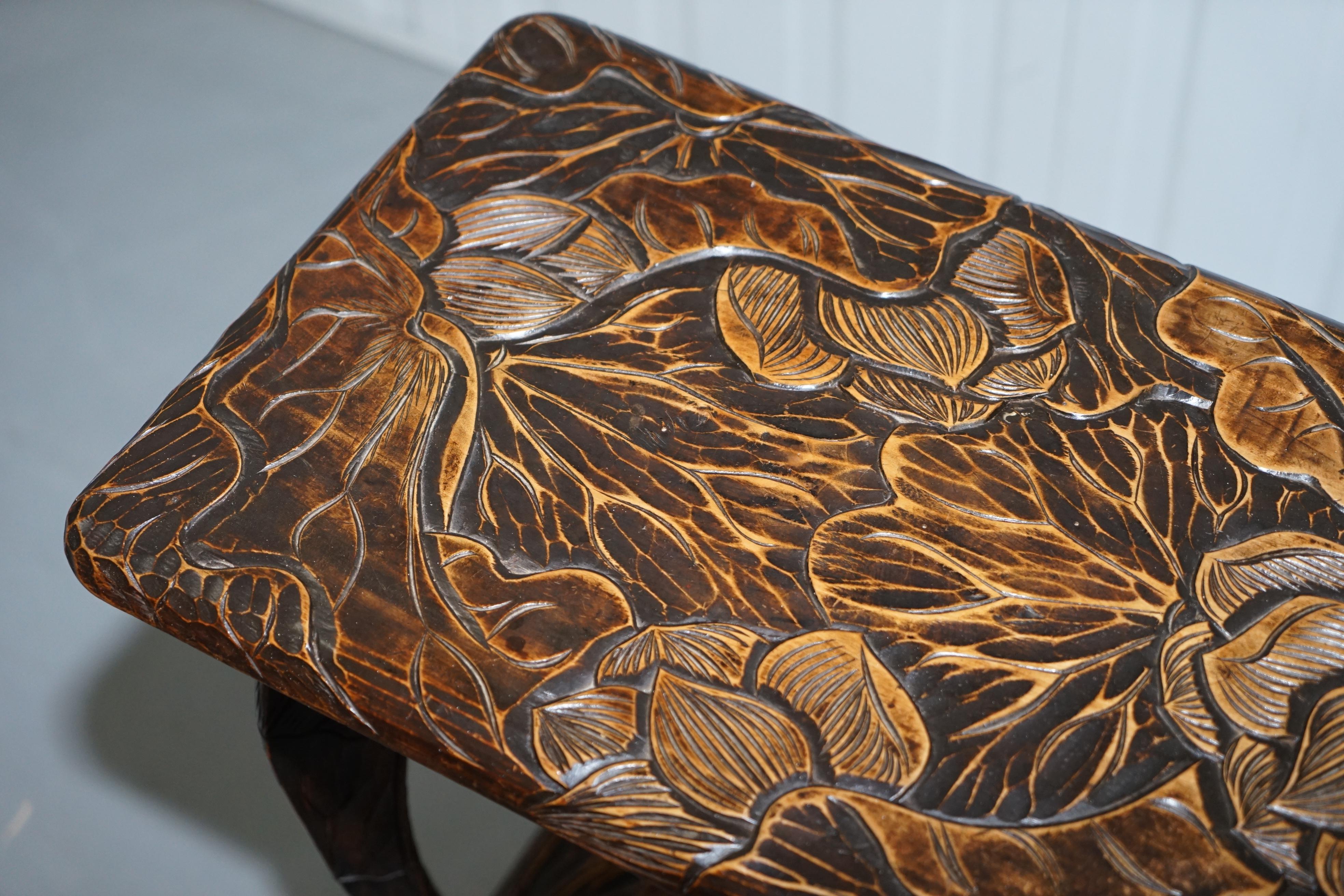 japanese carved table