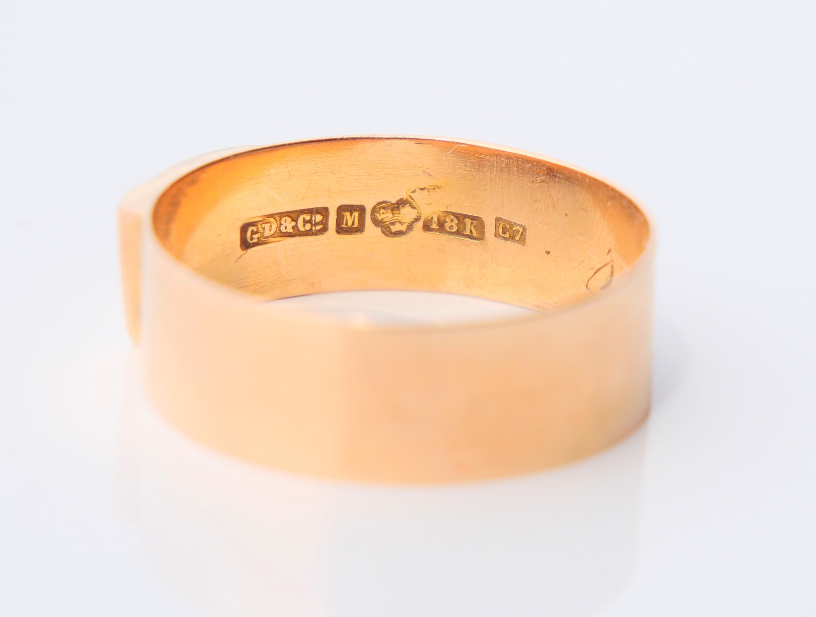 1905 Anello Nils Perle naturali in oro massiccio 18 carati Ø US8 / 2,2 gr in vendita 7