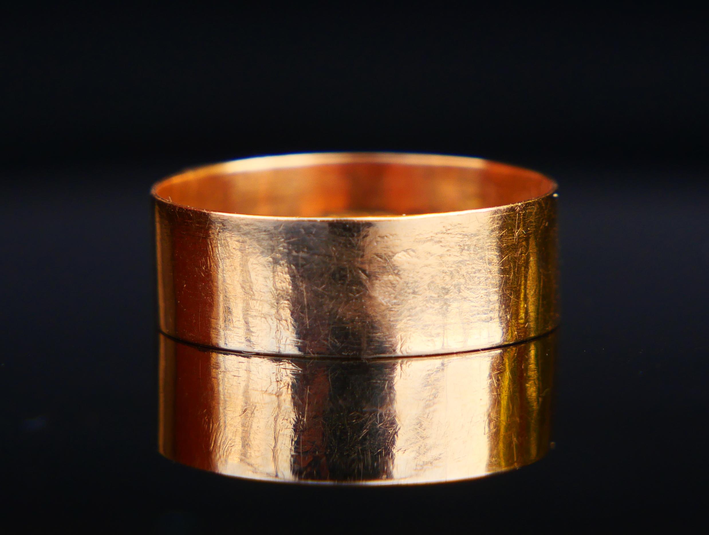 Perlina 1905 Anello Nils Perle naturali in oro massiccio 18 carati Ø US8 / 2,2 gr in vendita