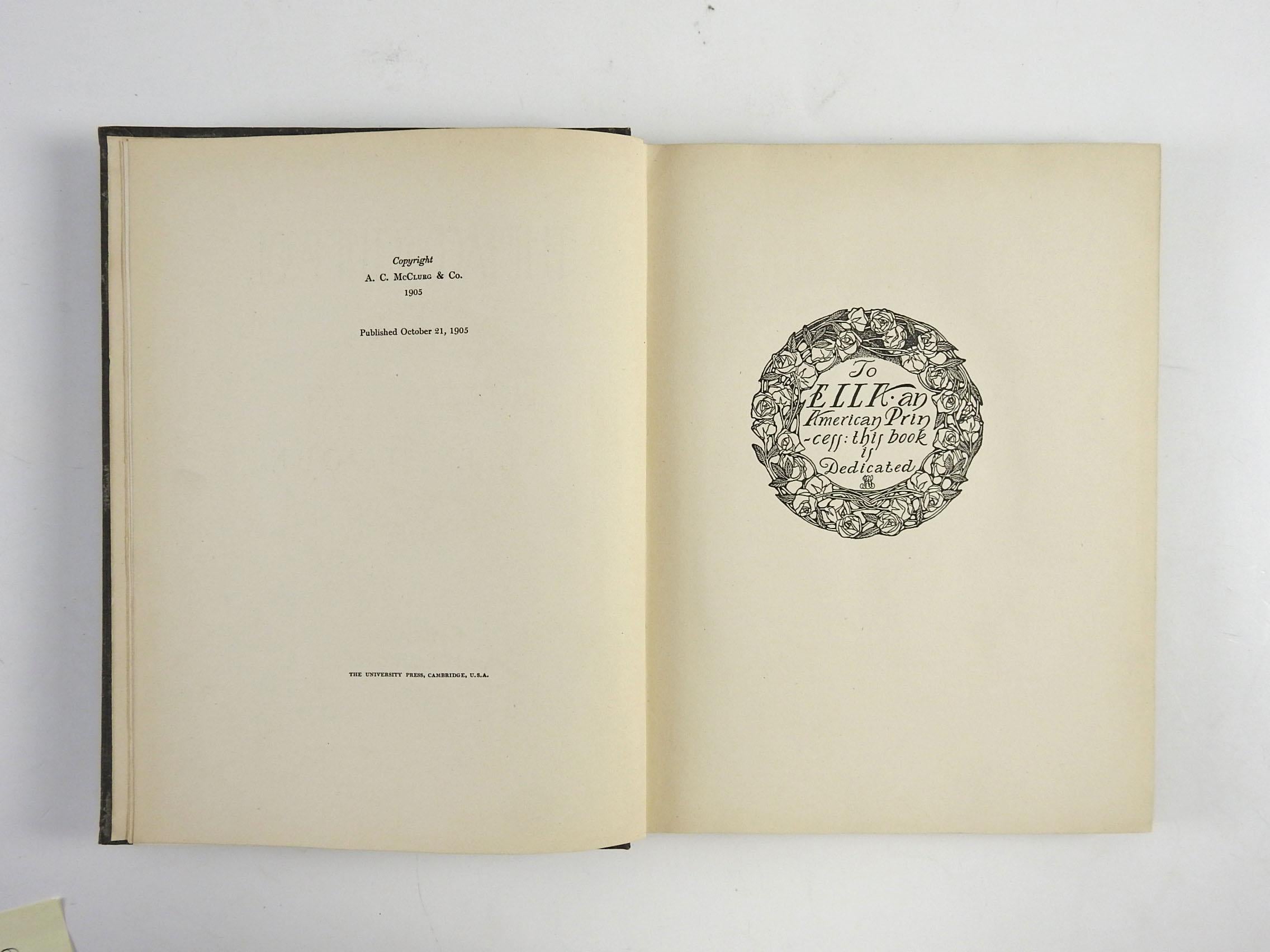 Américain 1905 « The Face in the Pool a Faerie Tale Book » en vente