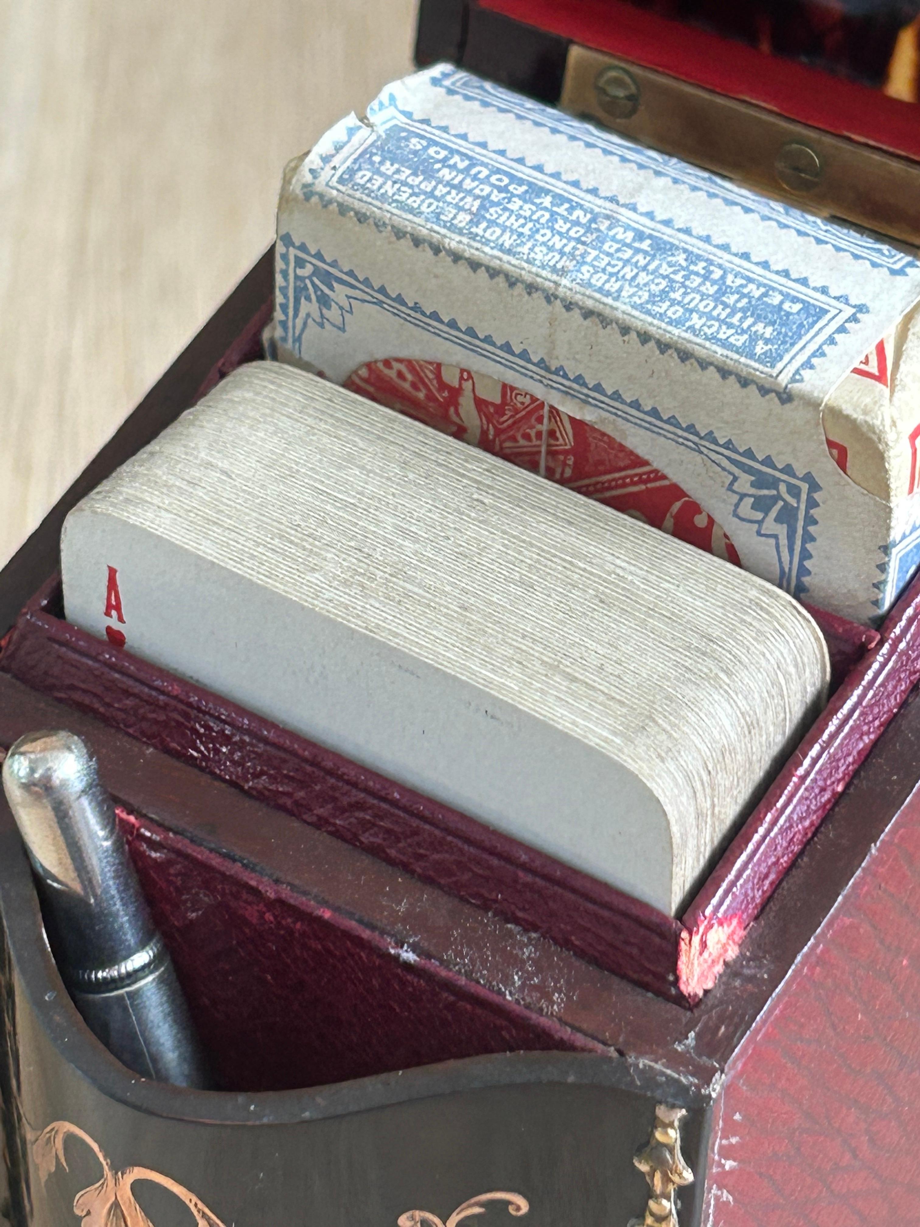1905 Tortoiseshell Card Box For Sale 6