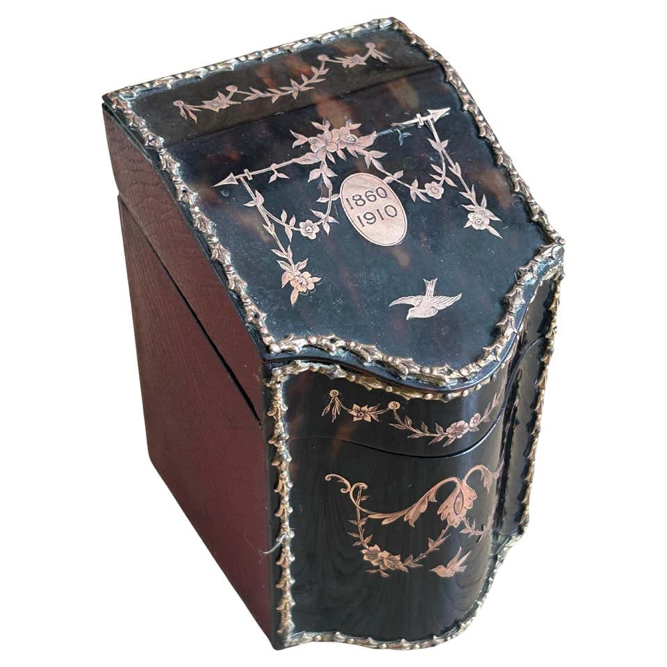 Tortoise Shell Boxes - 86 For Sale at 1stDibs | antique tortoise shell ...
