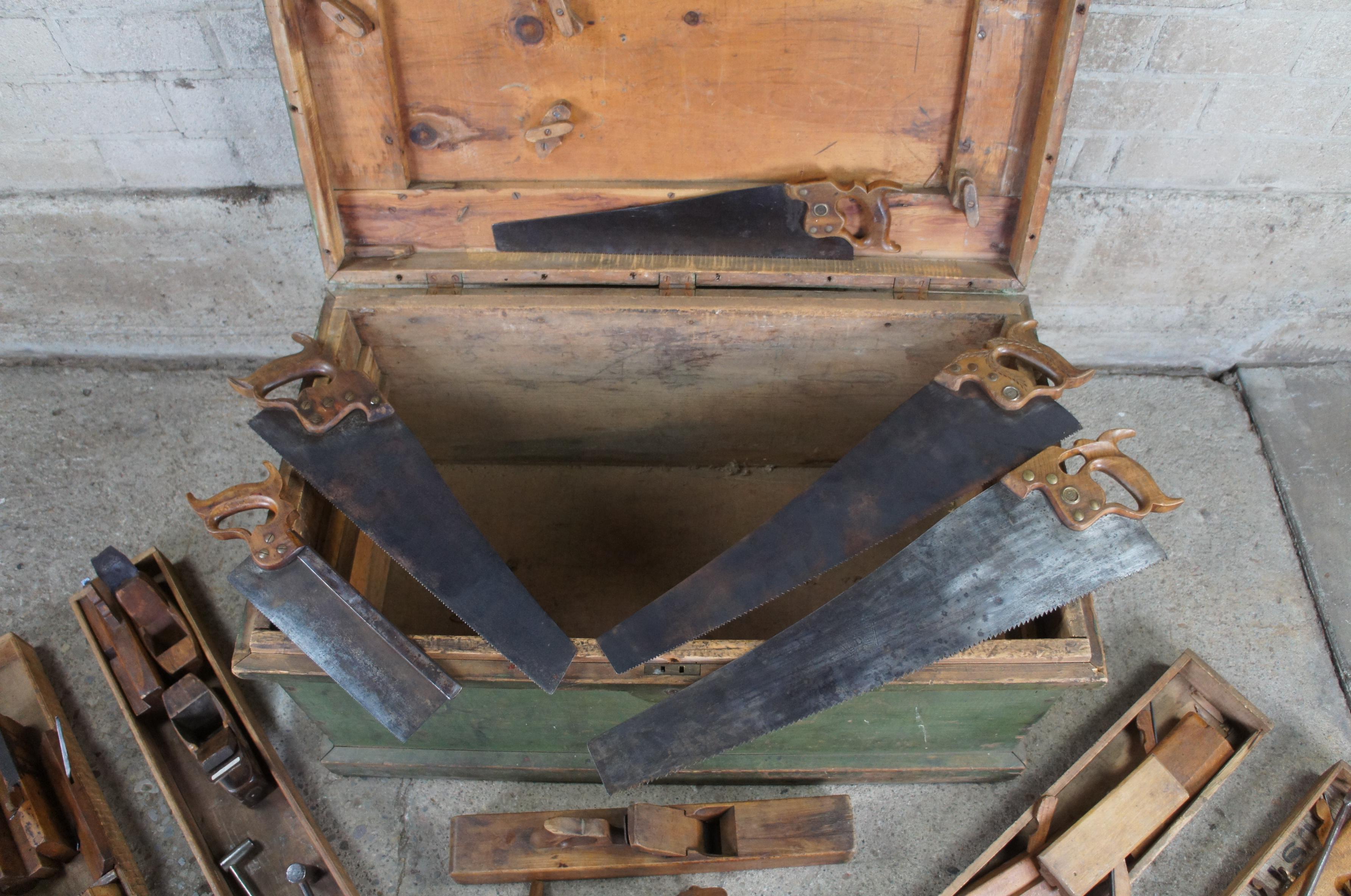antique carpenters tool chest for sale