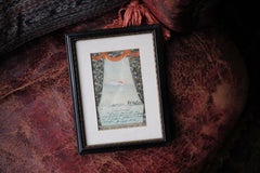 1906 Ink & Watercolour Mount Fuji At Sunrise Japanese Japan