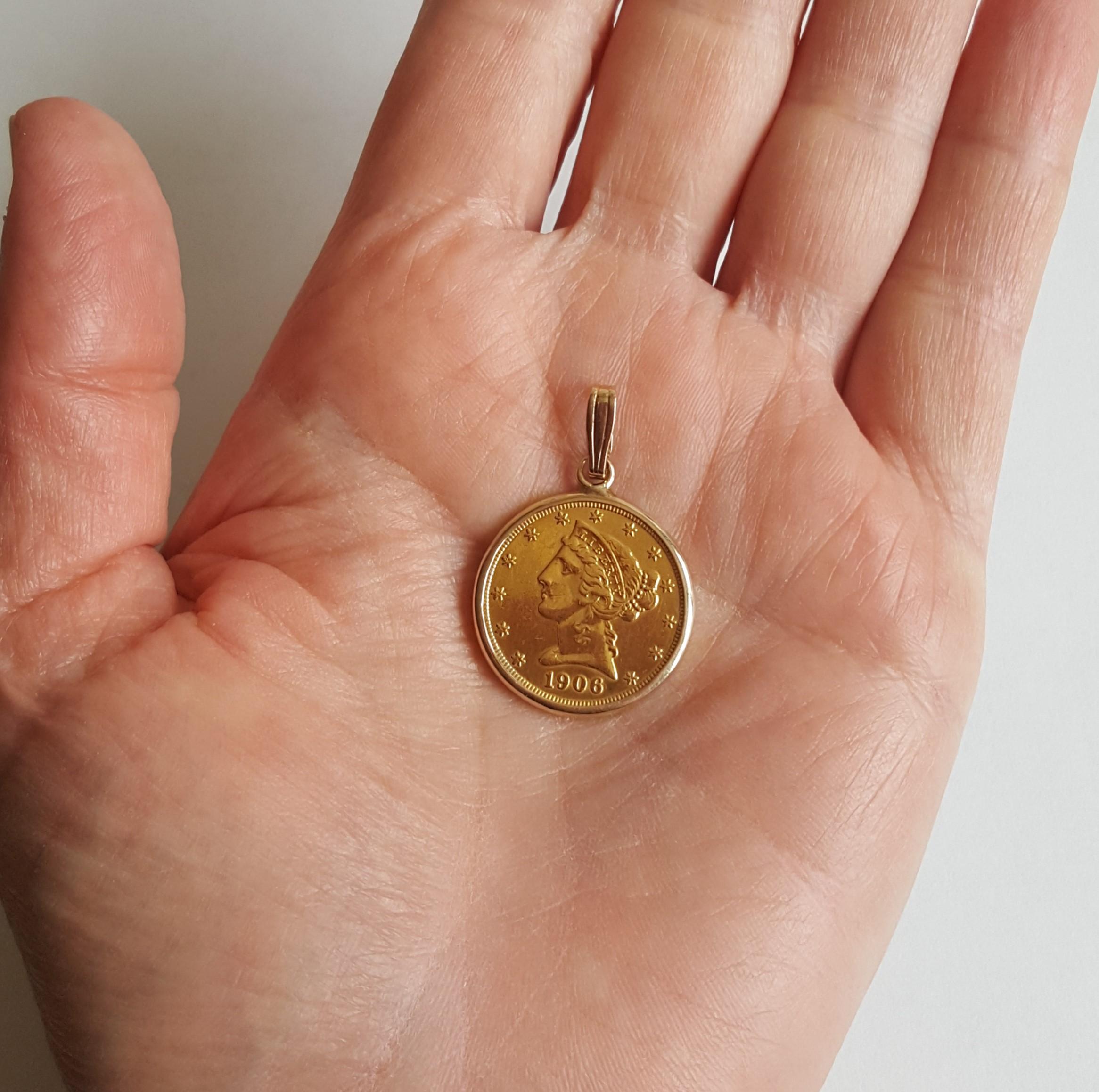gold coin bezel