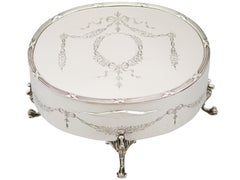 1906 Sterling Silver Jewelry or Trinket Box by Goldsmiths & Silversmiths Co Ltd
