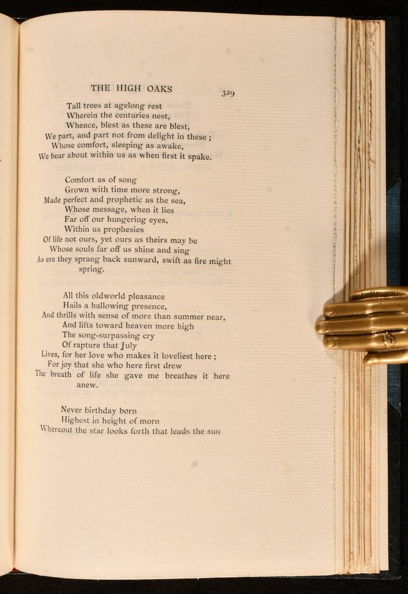 1906 The Poems of Algernon Charles Swinburne For Sale 4