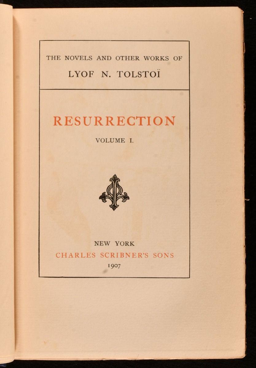 1907-1911 The Novels and Other Works of Lyof N. Tolstoi For Sale 12