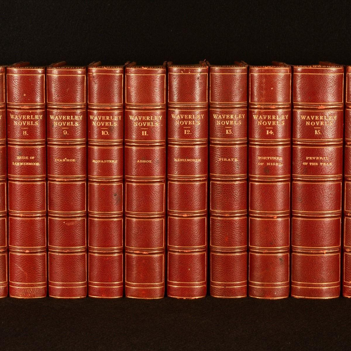 British 1907-1917 The Waverley Novels For Sale