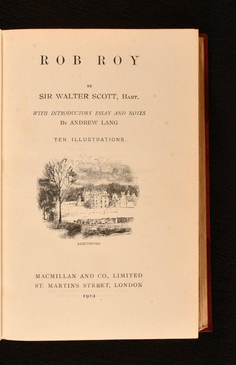 1907-1917 The Waverley Novels In Good Condition For Sale In Bath, GB
