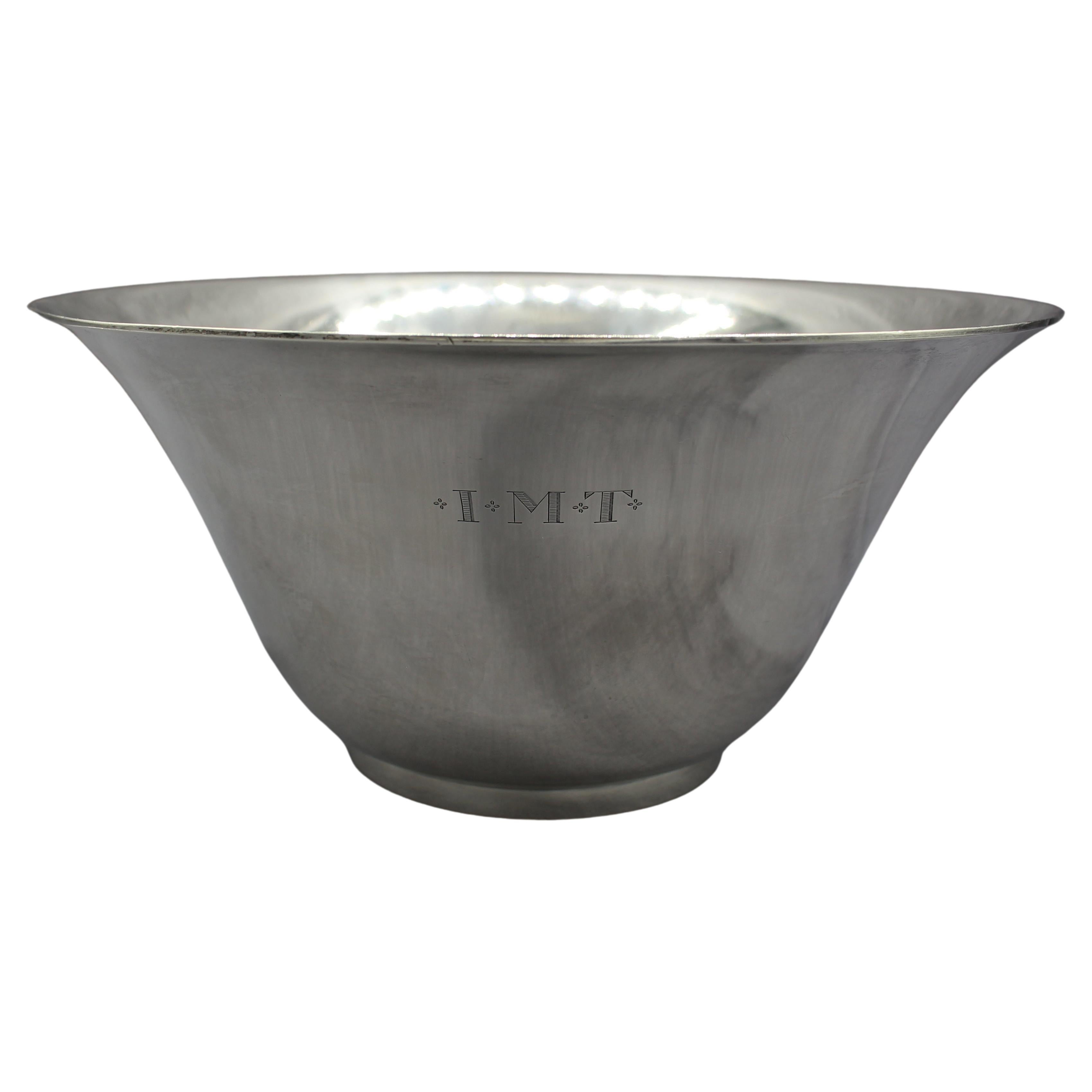 1907-47 Sterling Silver Bowl by Tiffany For Sale