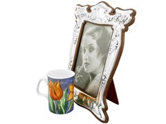 1907 Art Nouveau Antique Edwardian Sterling Silver Photograph Frame