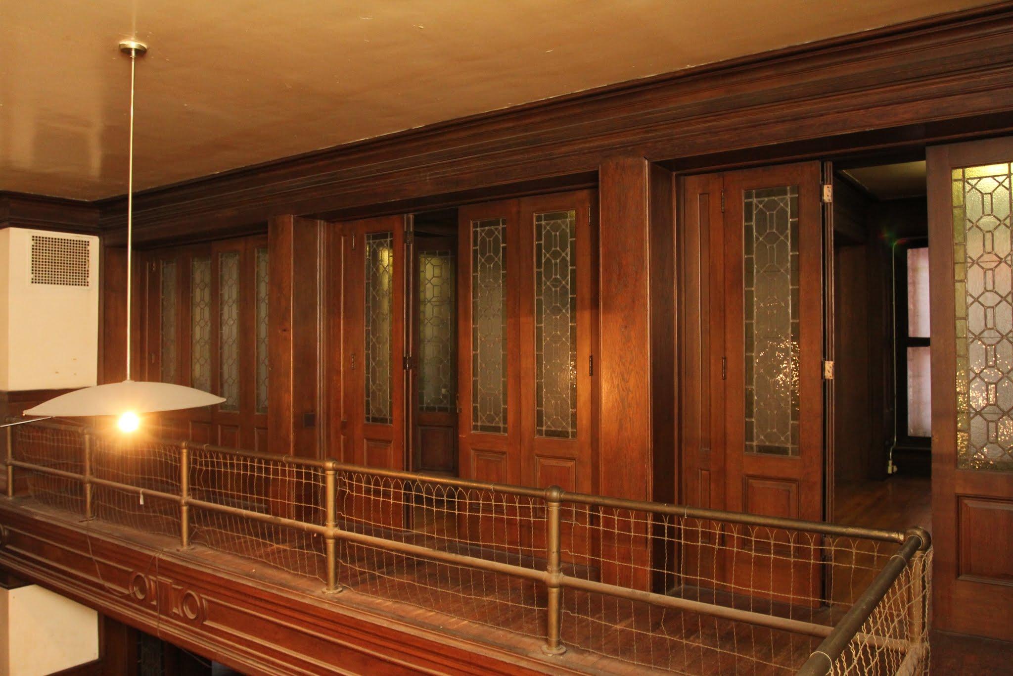 1907 Bifold Stained Glass Doors from Madison Avenue Baptist Church Parish House 3