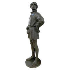 1907 Bronze Edelmann Sculpture by Rudolf Marcuse