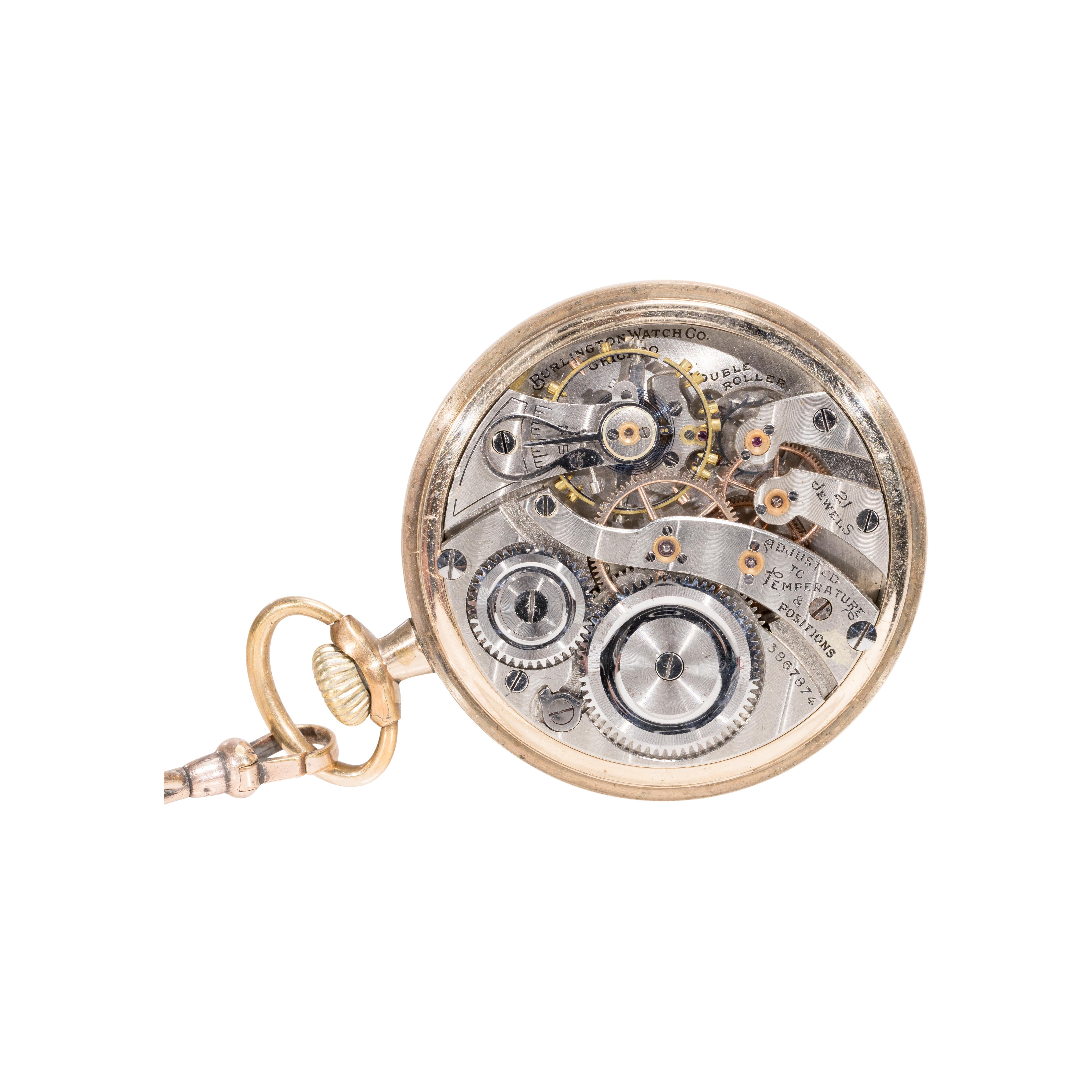 burlington special pocket watch