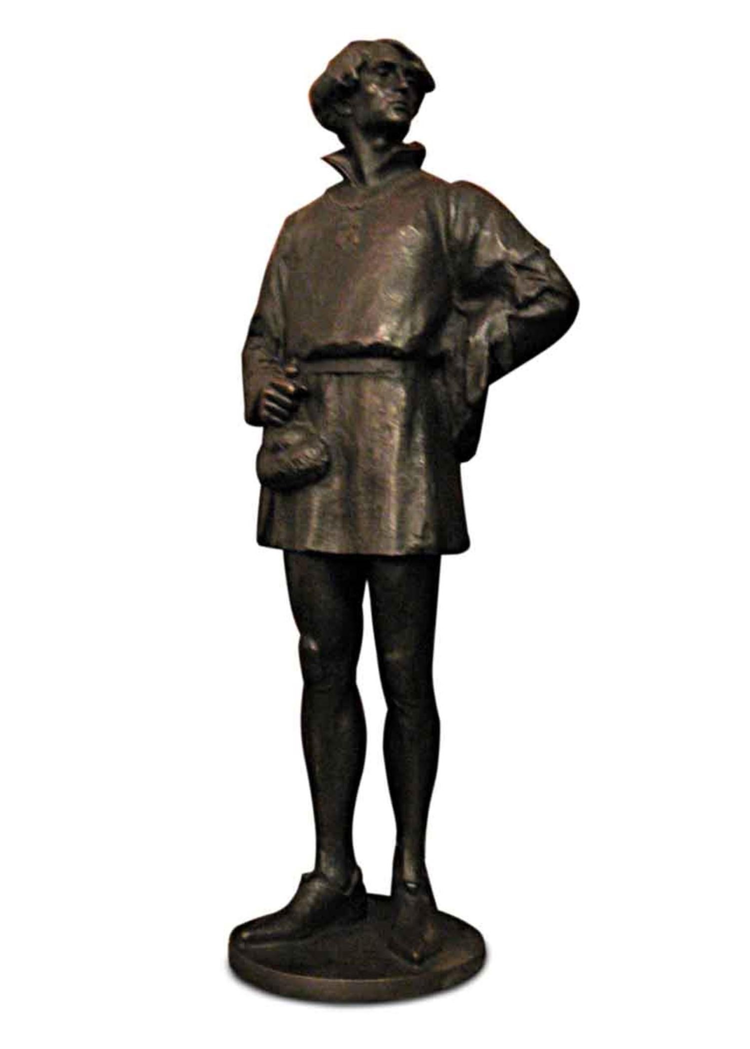 Renaissance 1907 Edelmann Bronze Sculpture by Rudolf Marcuse