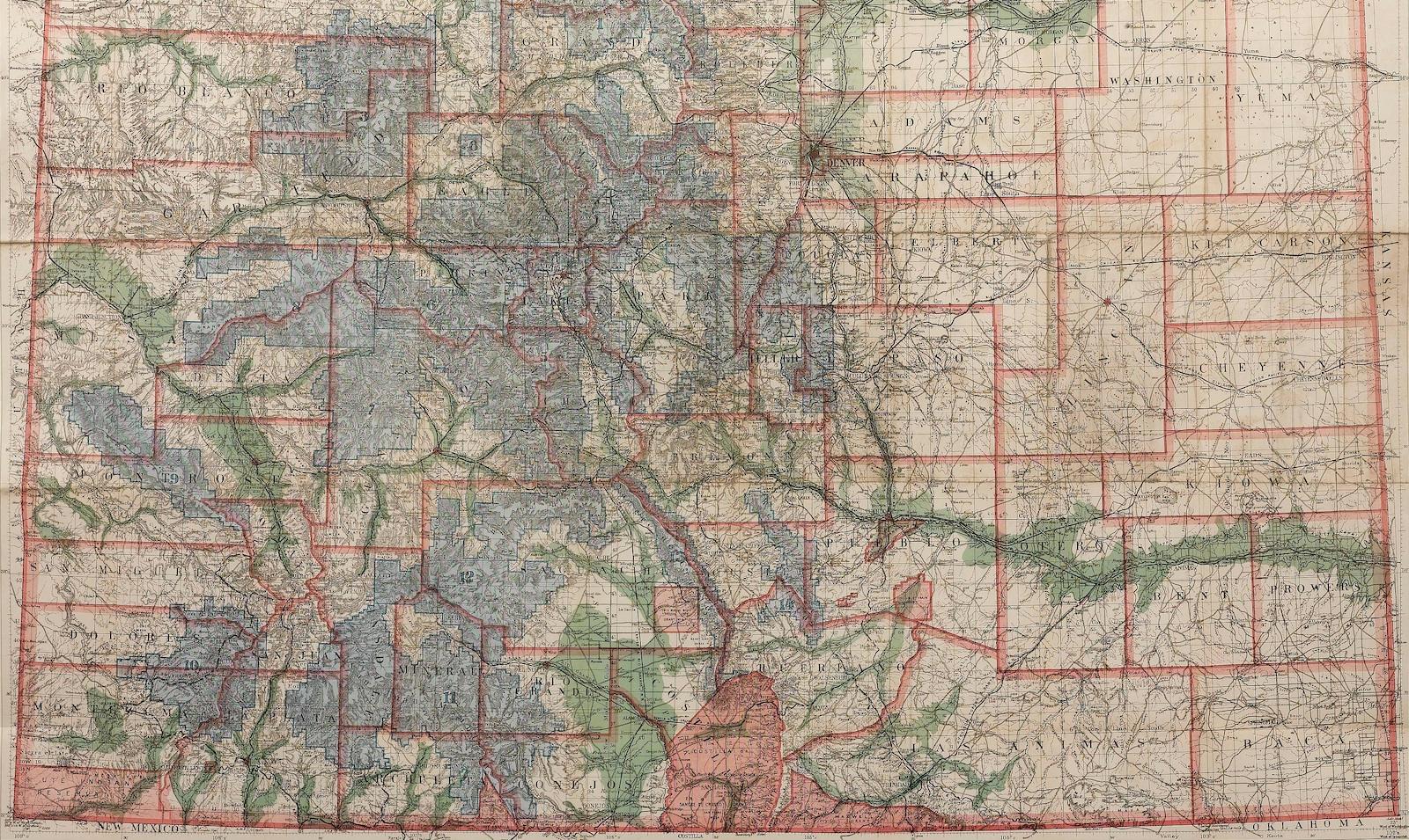 topographical map of colorado