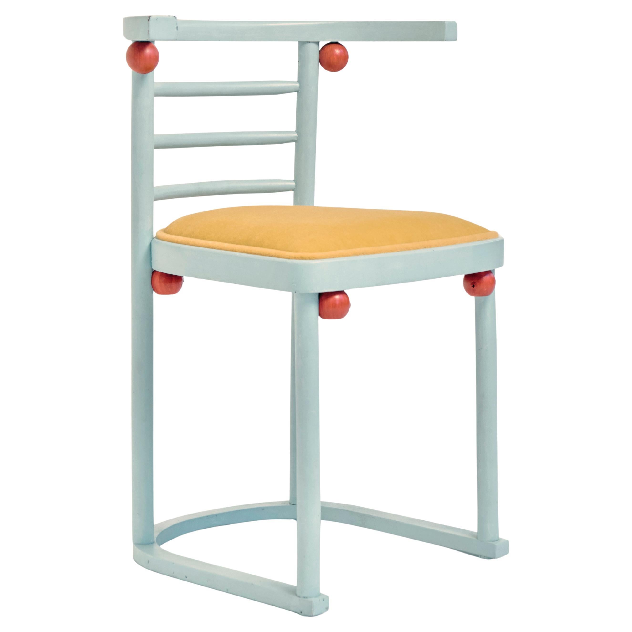 1907 Silla vienesa Josef Hoffmann para Thonet Fledermaus