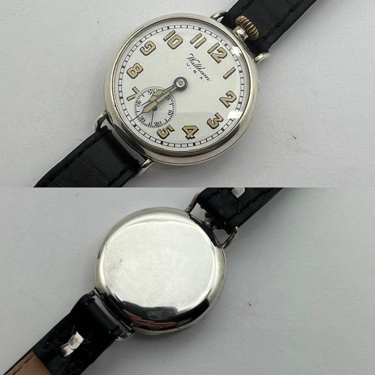1907 Waltham English “Maximus” 19 Jewel 0 Size Trench Watch at