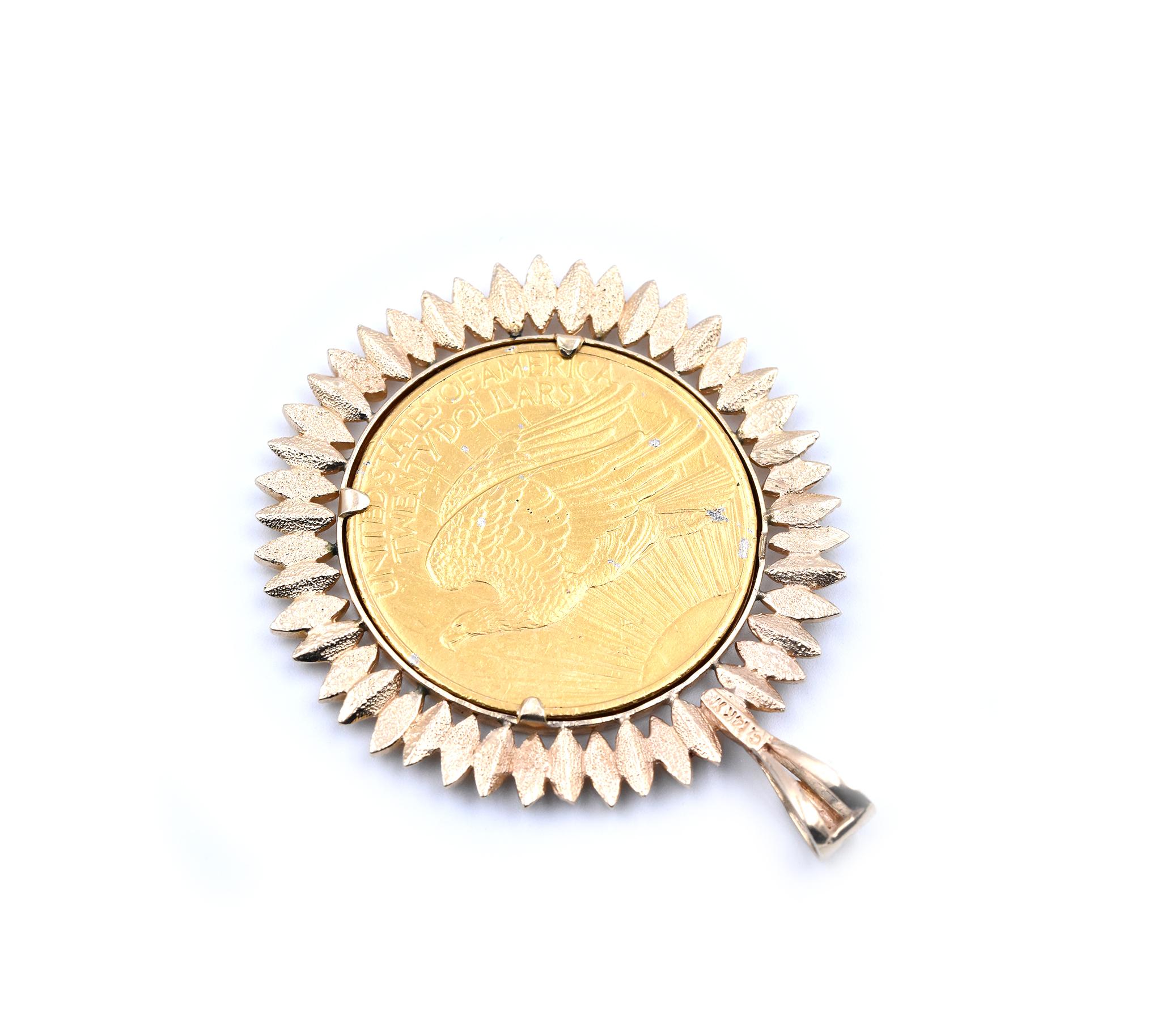 14 karat gold coin