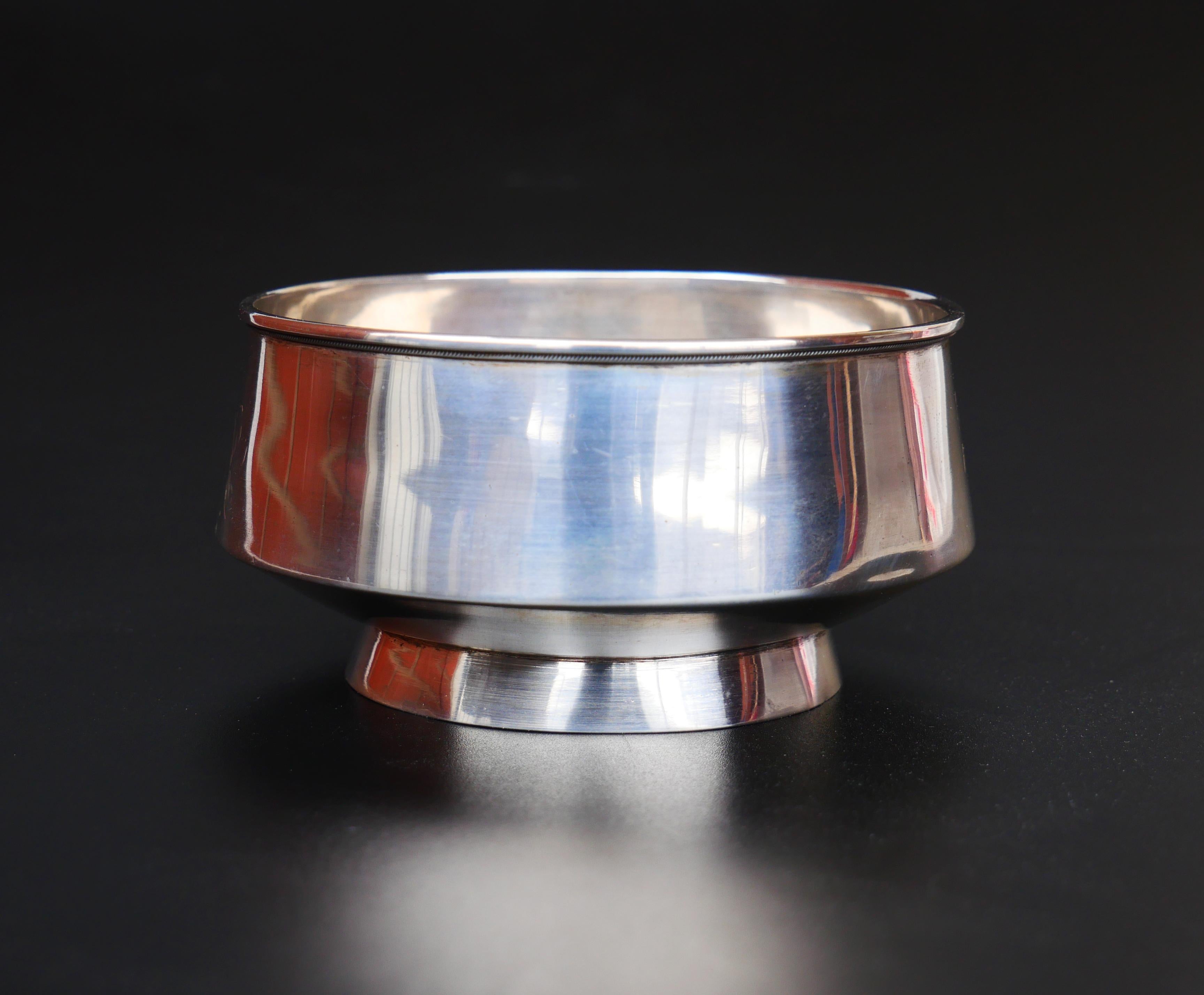 da uomo o donna 1908 Ciotola Imperiale Russa Art Nouveau S.Shaposhnikov Argento massiccio 84 / 151gr in vendita