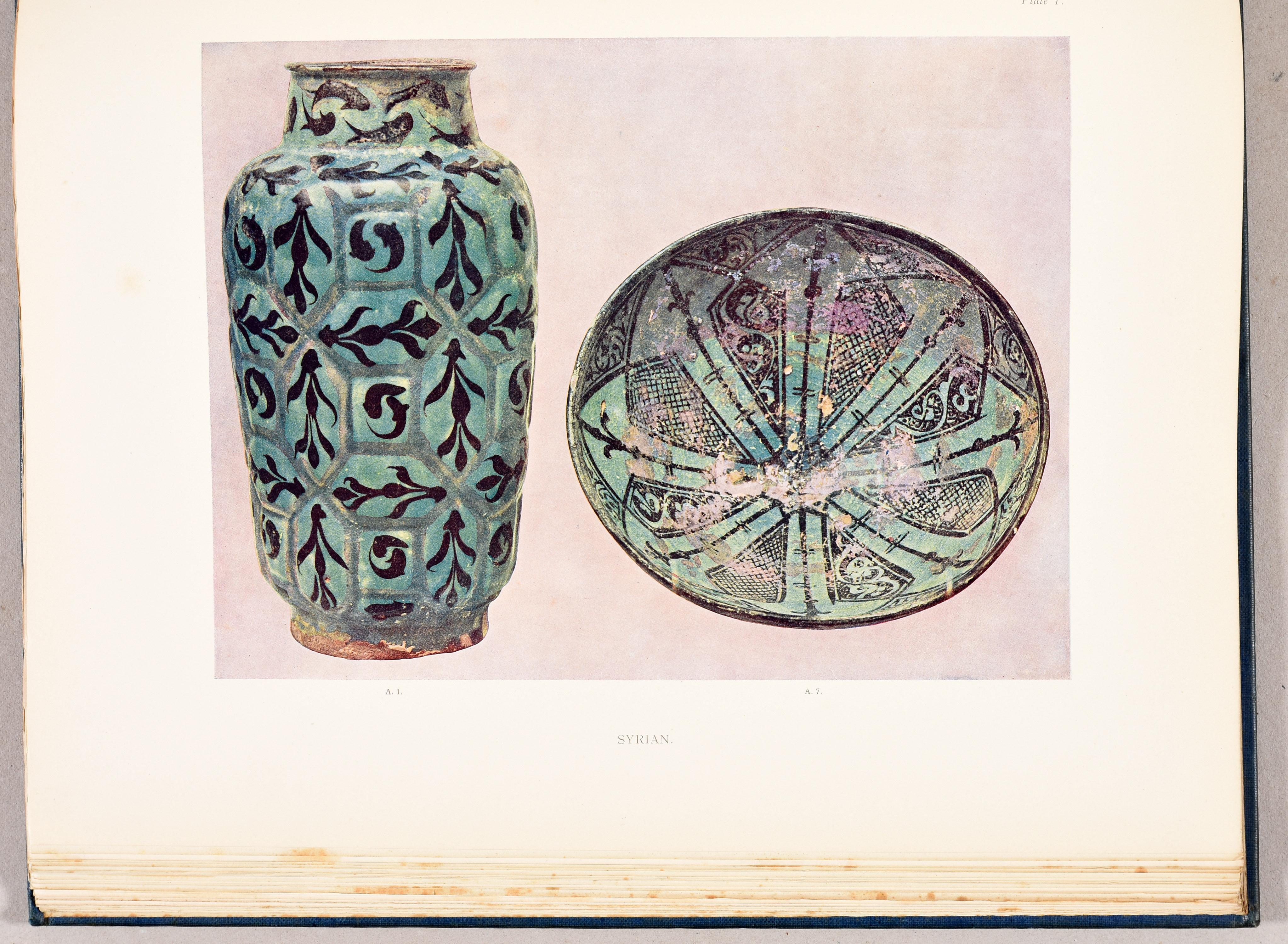 1908 Burlington Arts Club Catalogue: Faience of Persia & Near East, 27 Plates For Sale 1