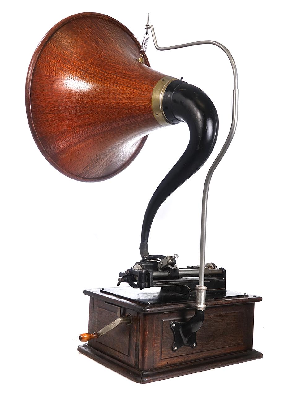 1908 Edison Triumph Modell D:: seltenes Eichenhorn (Industriell)