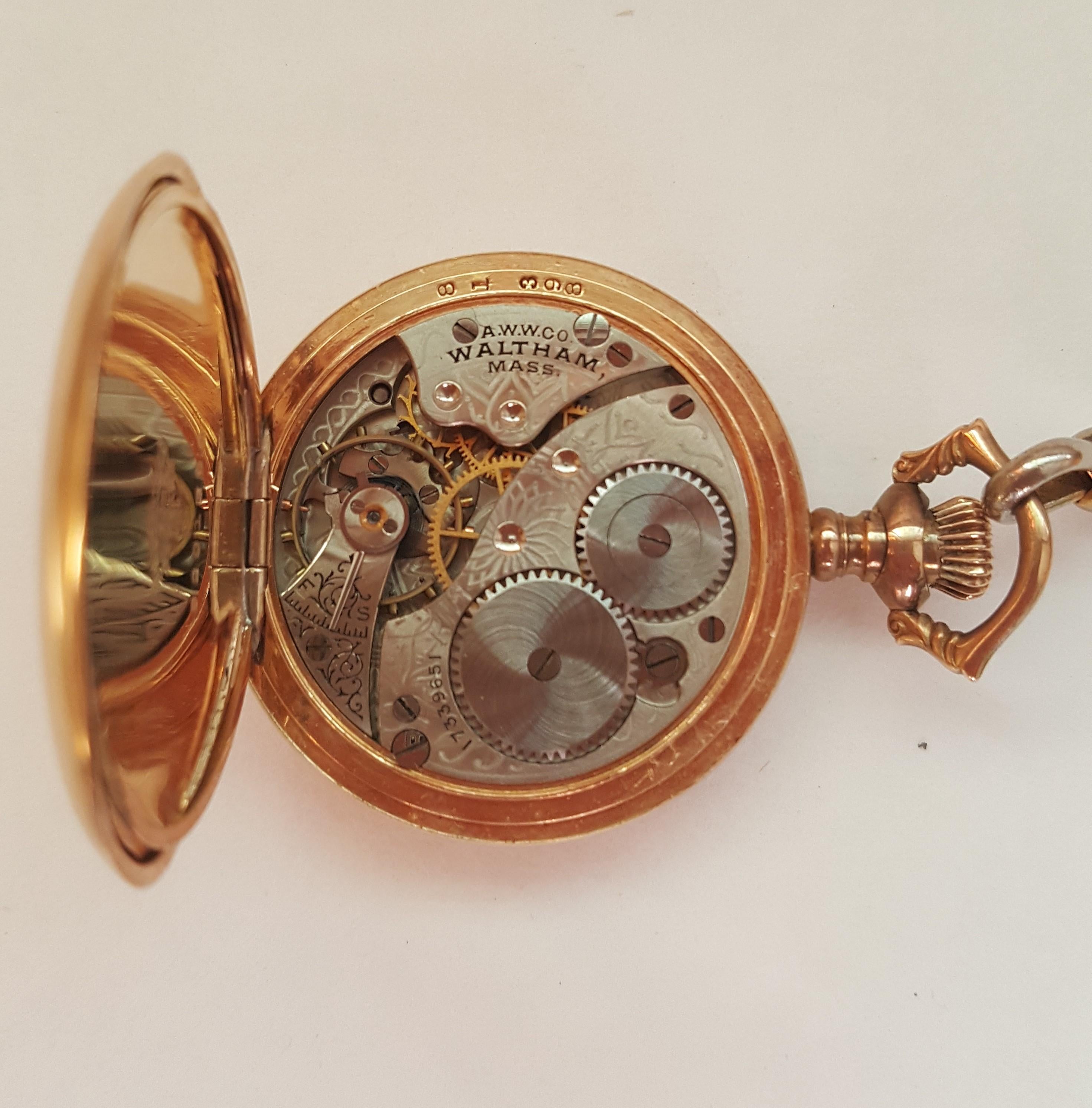 waltham 1908 pocket watch