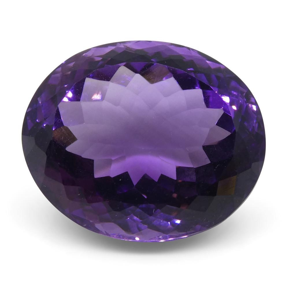 19.09 ct Oval Amethyst In New Condition For Sale In Toronto, Ontario