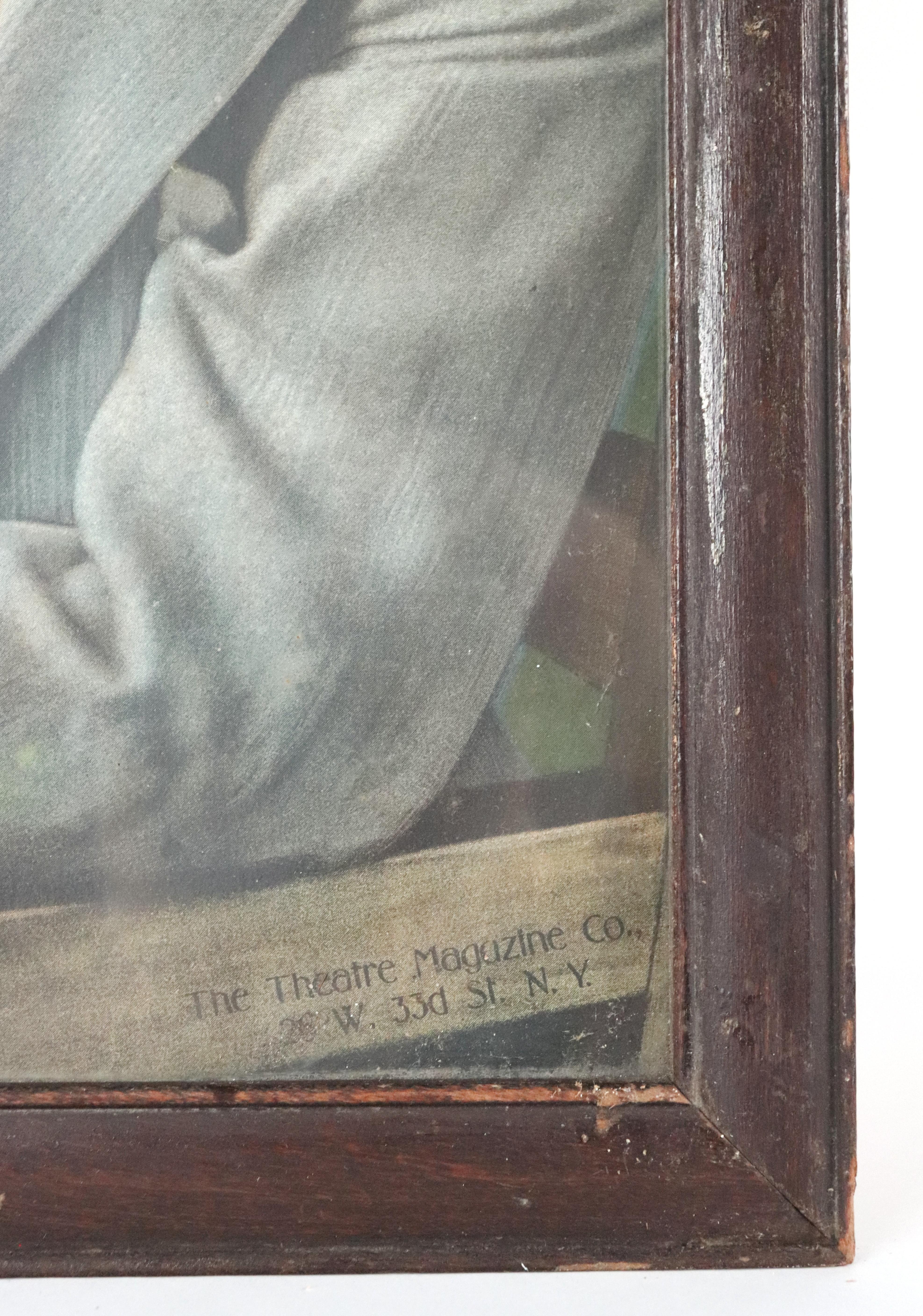 1909 Couverture encadrée du magazine The Theatre Frank Worth en vente 2