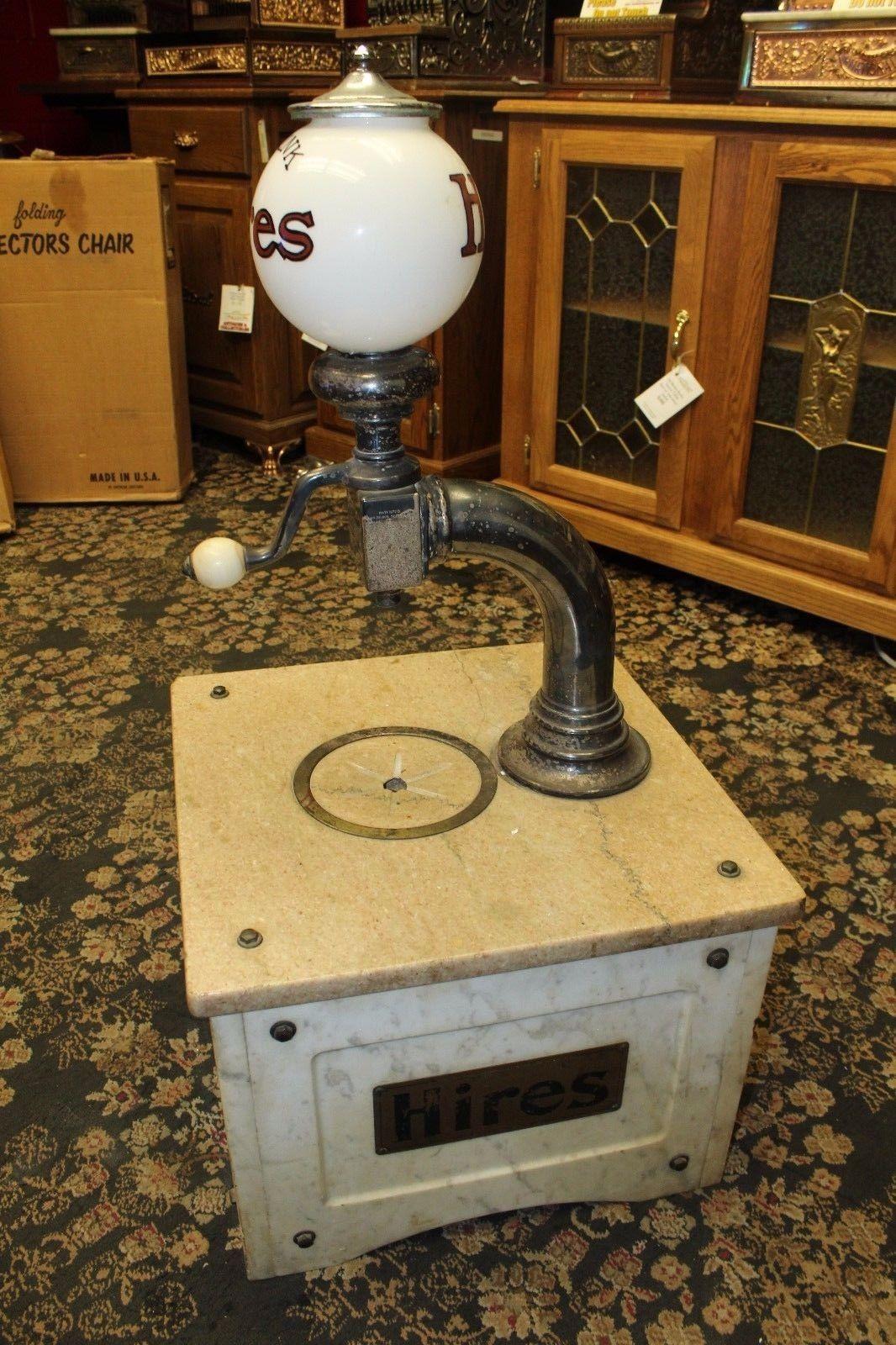 1909 Hires Soda Munimaker Syrup Marble Soda Fountain Dispenser For Sale 1