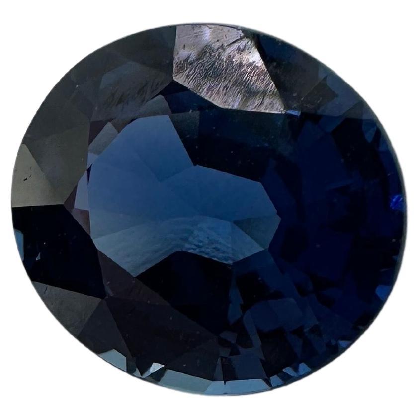 1.90ct Ceylon sapphire round 7.7mm NATURAL beautiful For Sale