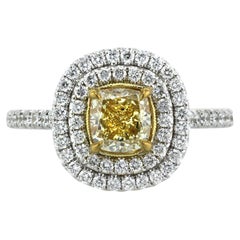 1.90ct Cushion Cut Diamond Engagement Ring
