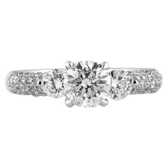 1.90ct Round Brilliant Cut Diamond Engagement Ring