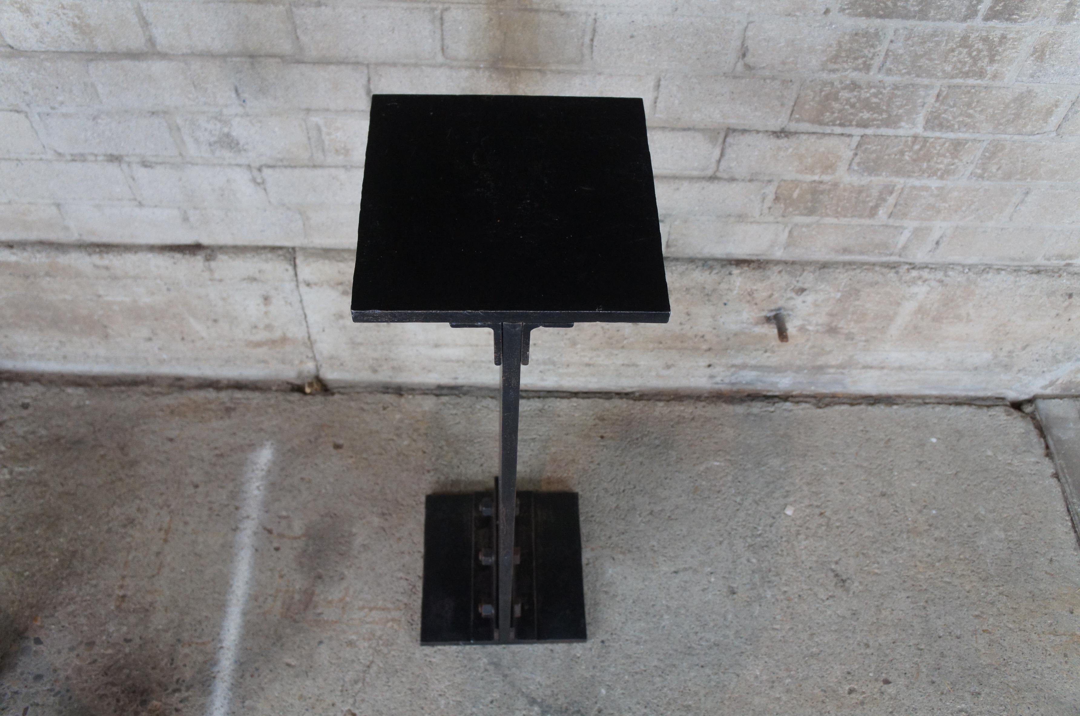 190lb Industrial Steel I Beam Pedestal Table Stand Art Sculpture Display Column 1
