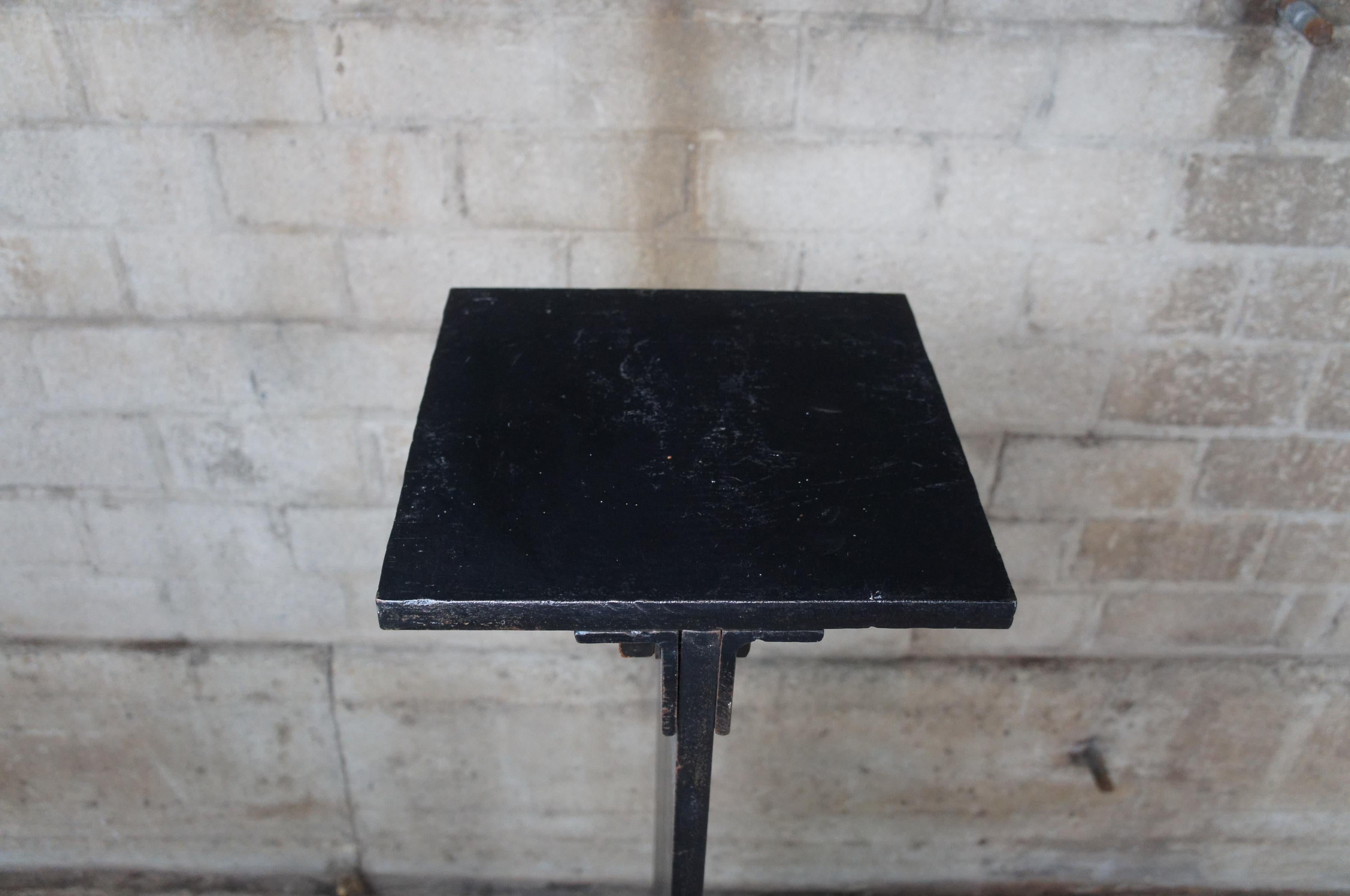 190lb Industrial Steel I Beam Pedestal Table Stand Art Sculpture Display Column 2