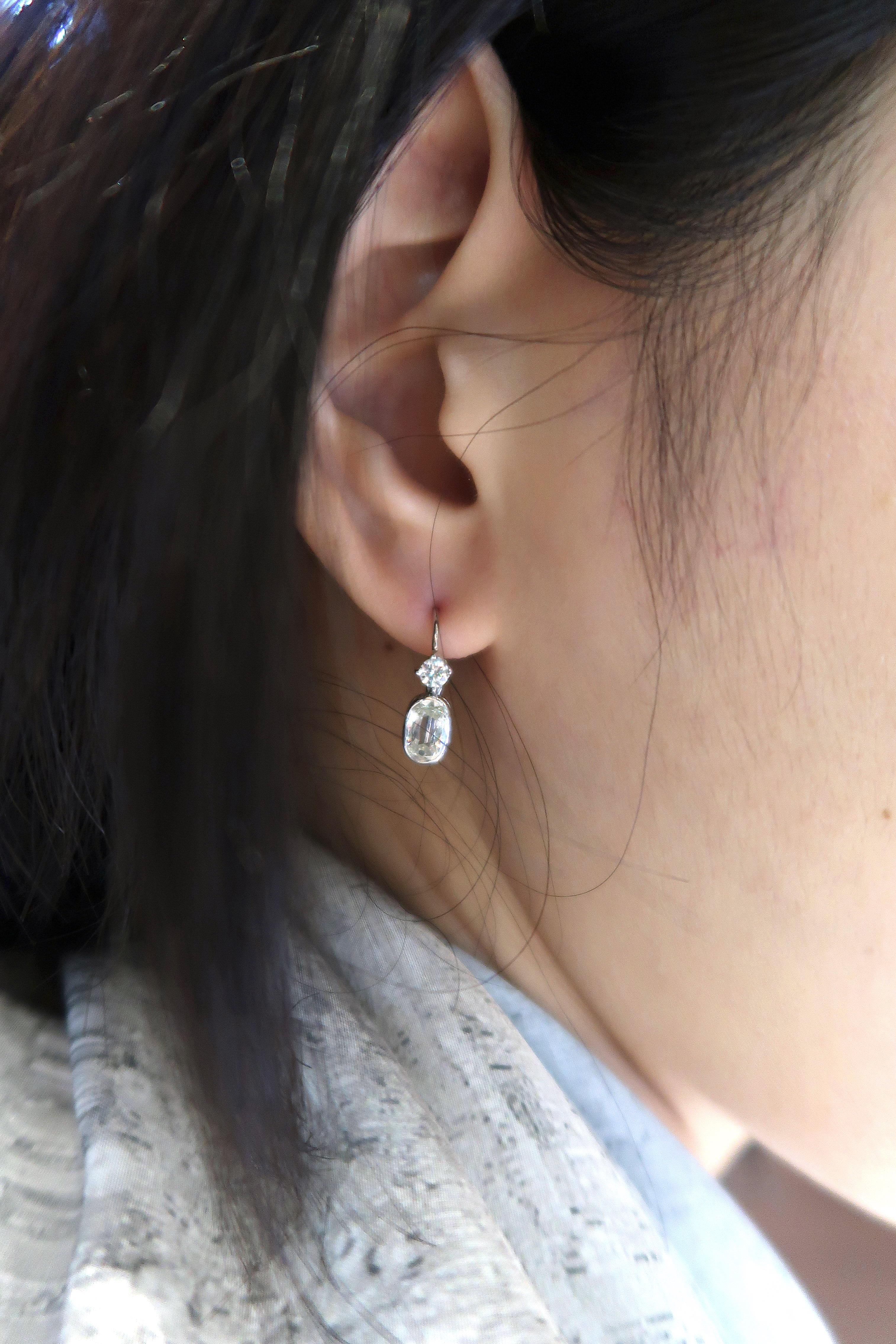 jilco white gold pearl and diamond earrings
