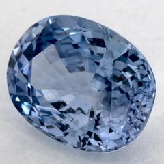 1.91 Karat Blauer Saphir Oval Loser Edelstein
