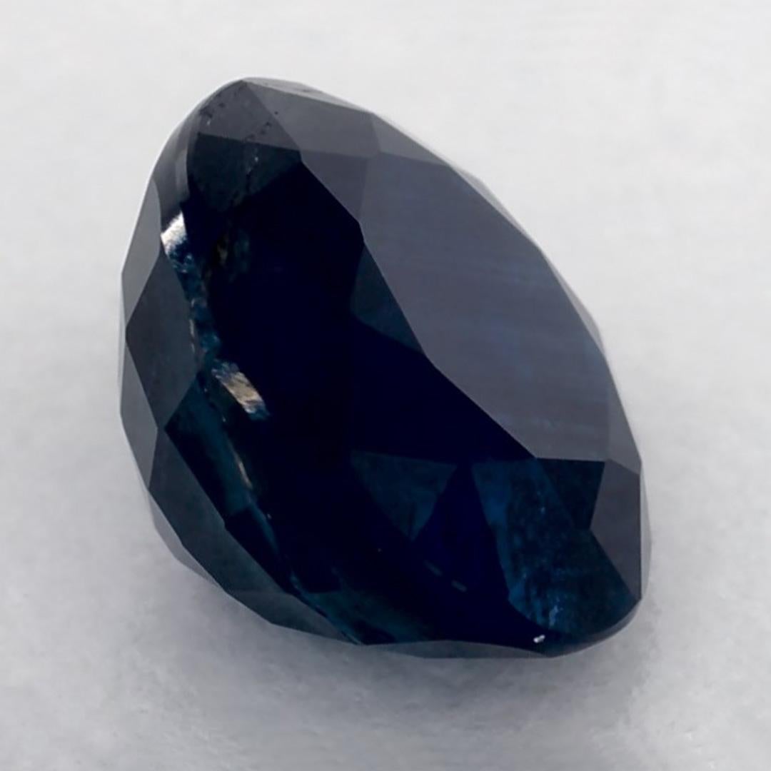 1.91 Karat Blauer runder Saphir, loser Edelstein (Rundschliff) im Angebot