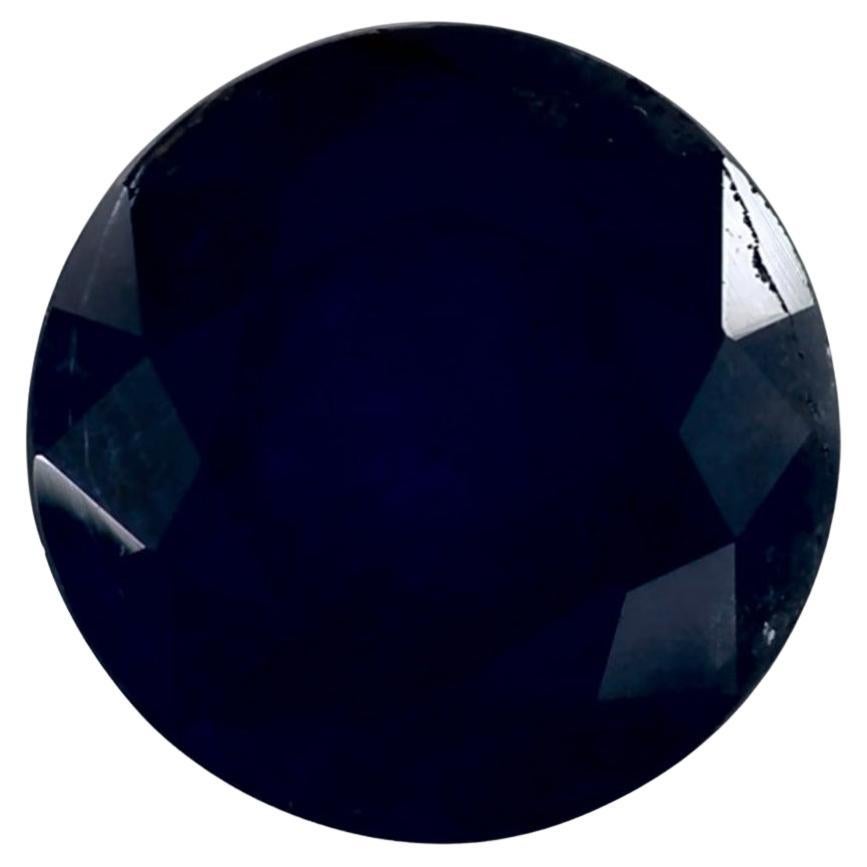 1.91 Ct Blue Sapphire Round Loose Gemstone
