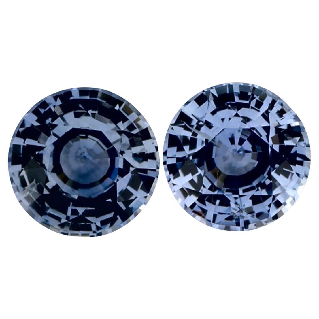 1.91 Ct Blue Sapphire Round Loose Gemstone