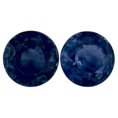1.91 Ct Blue Sapphire Round Loose Gemstone