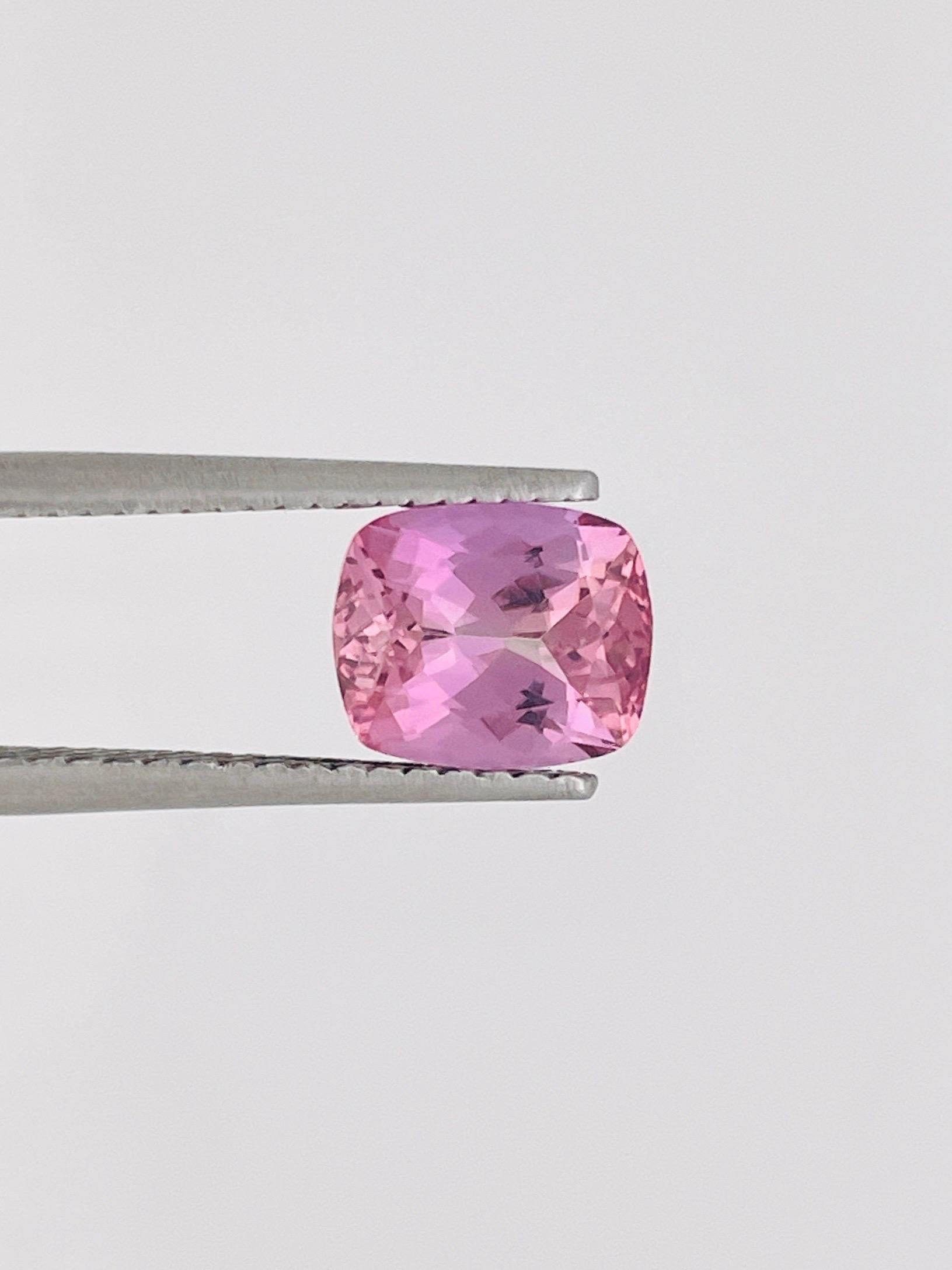 1,91 Ct GIA Zertifikat Natürlicher rosa Tansanit Zoisit Unerhitzt Kissenform im Angebot 7