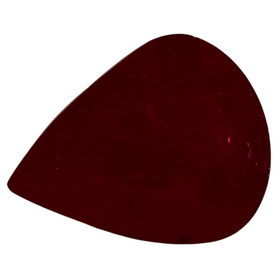 1.91 Ct Ruby Pear Loose Gemstone (pierre précieuse en vrac)