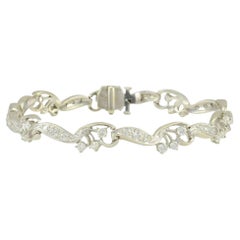 1.91 CTW Diamond Bracelet Marked Kahn