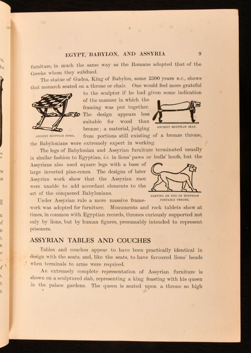 1910-1911 The Book of Decorative Furniture For Sale 4