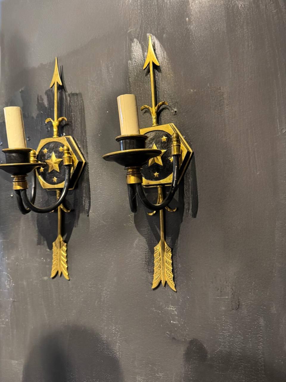 American Classical 1910 American Federal style sconces For Sale