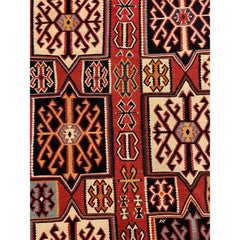 1910 Antique Kilim Flat Weave Rug
